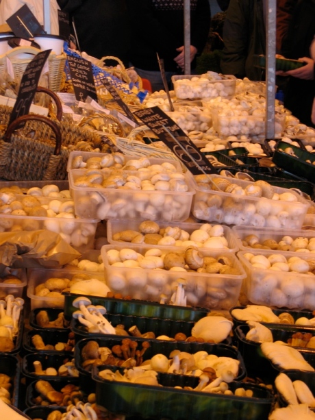 Mushroom Stall at Bakewell Market